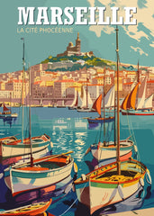 Marseille Seaside Boats View