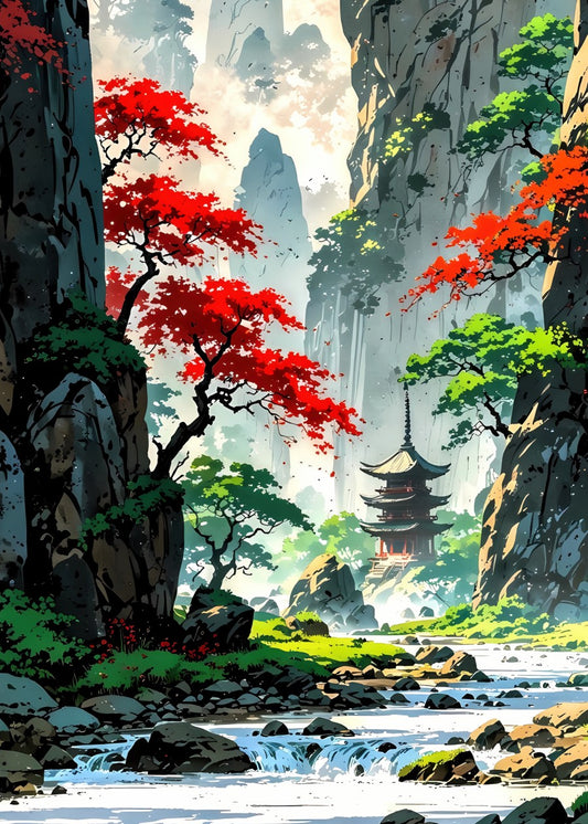 Autumn Valley Pagoda