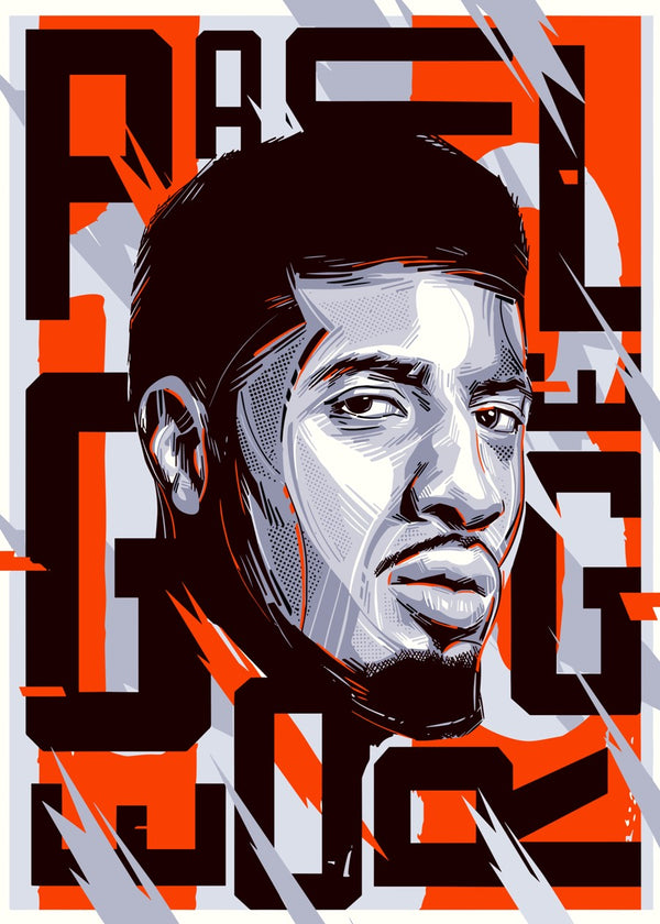 Paul George Portrait Graphic