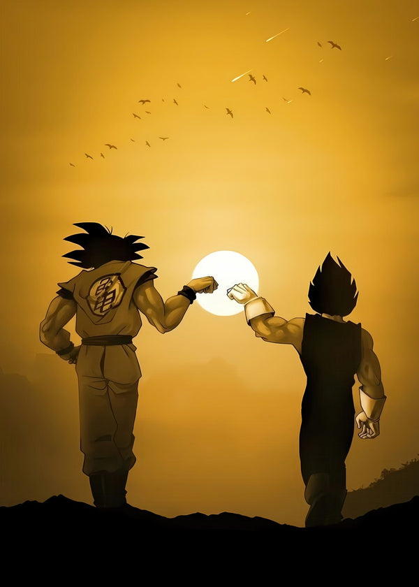 Goku and Vegeta Sunset