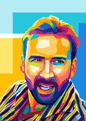 Nicolas Cage Meme Wpap Art