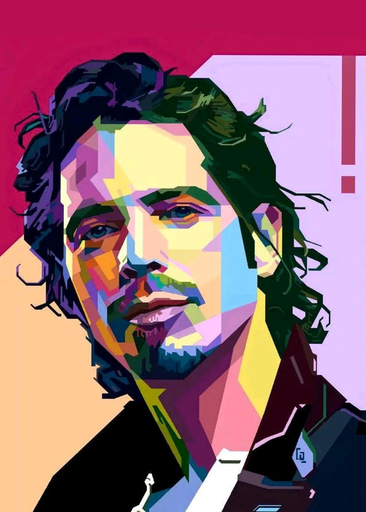 Chris Cornell pop art portrait