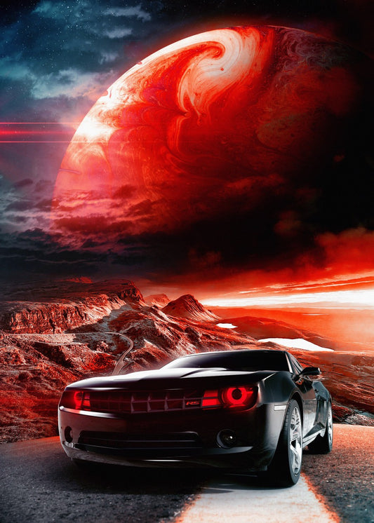 Muscle Car on Alien Planet