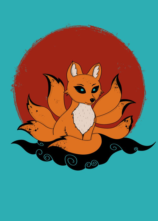 Kitsune illustration