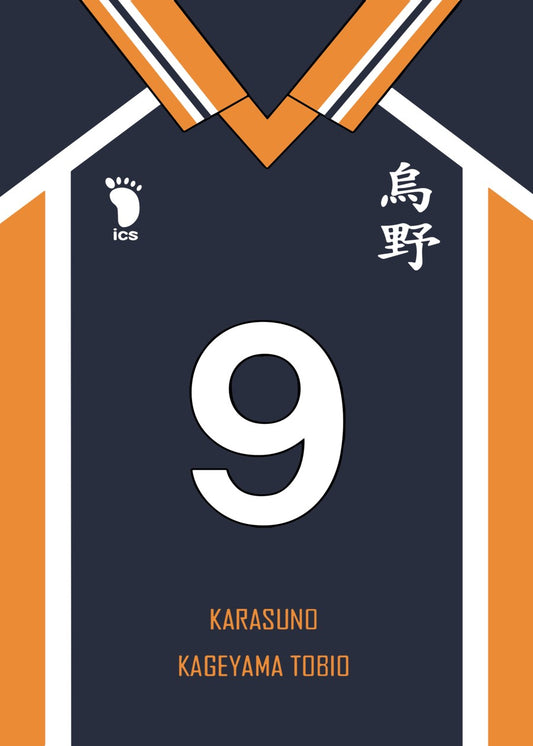 Karasuno Jersey Number 9