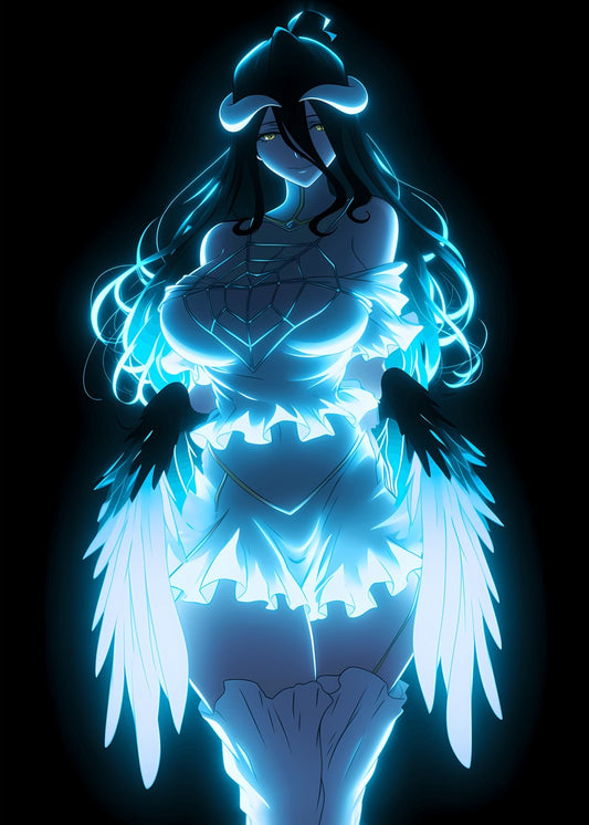 Albedo neon art, Overlord