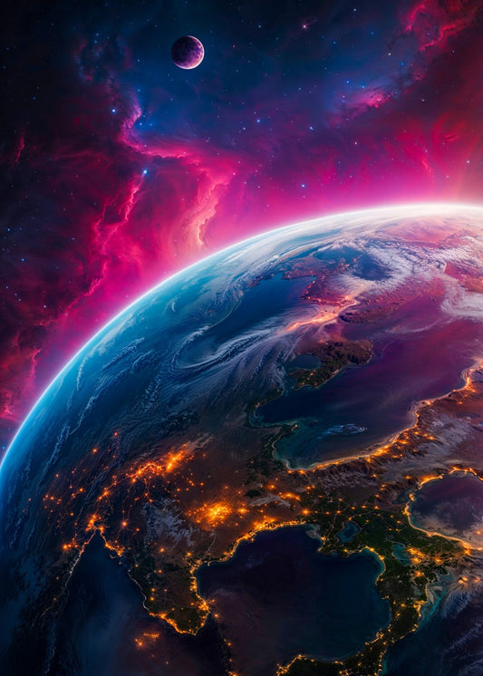 Earth and Moon from Space