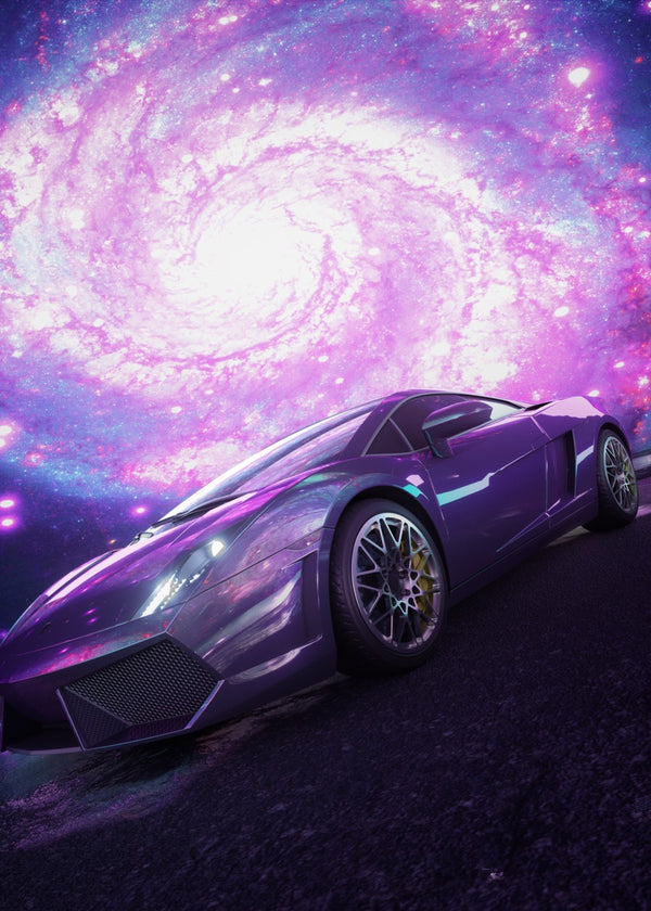 Purple Lamborghini