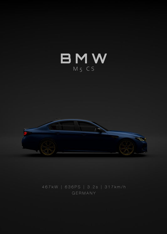 BMW M5 CS F90 - Blue - Specs