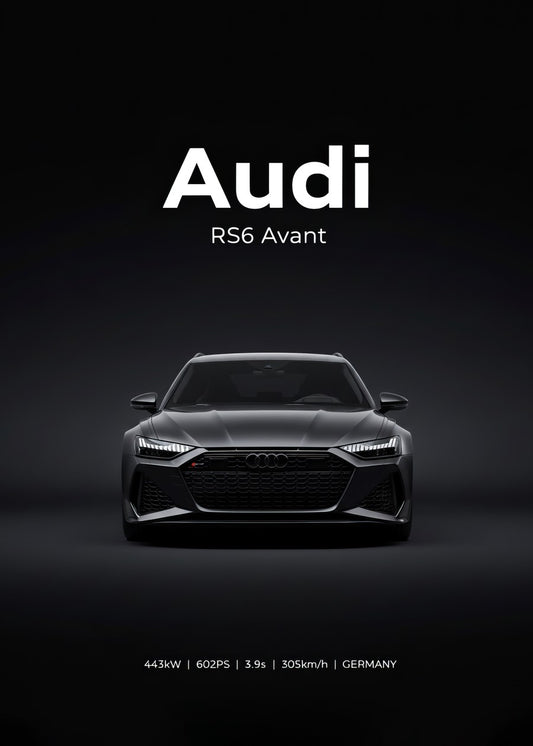 AUDI rs6 avant black 