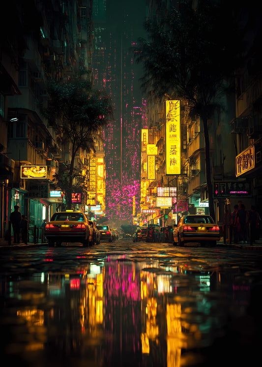 Neon Rain City