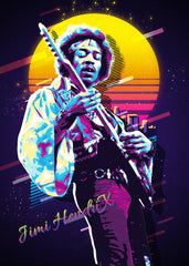 Jimi Hendrix WPAP Popart
