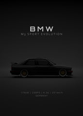 BMW M3 E30 Evo 3 Black - Specs