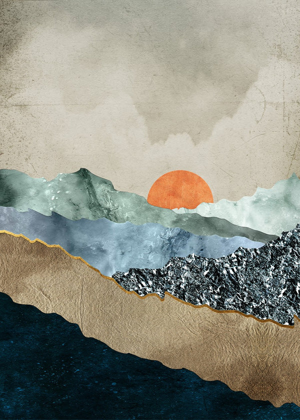 Minimal Sunset Over Layered