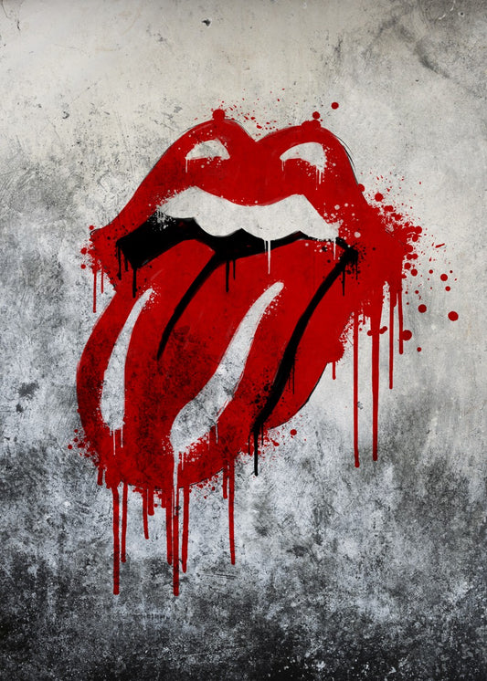 The Rolling Stones red