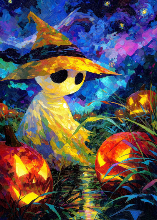 Whimsical Halloween Night Stroll