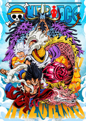 Luffy kaido, One Piece