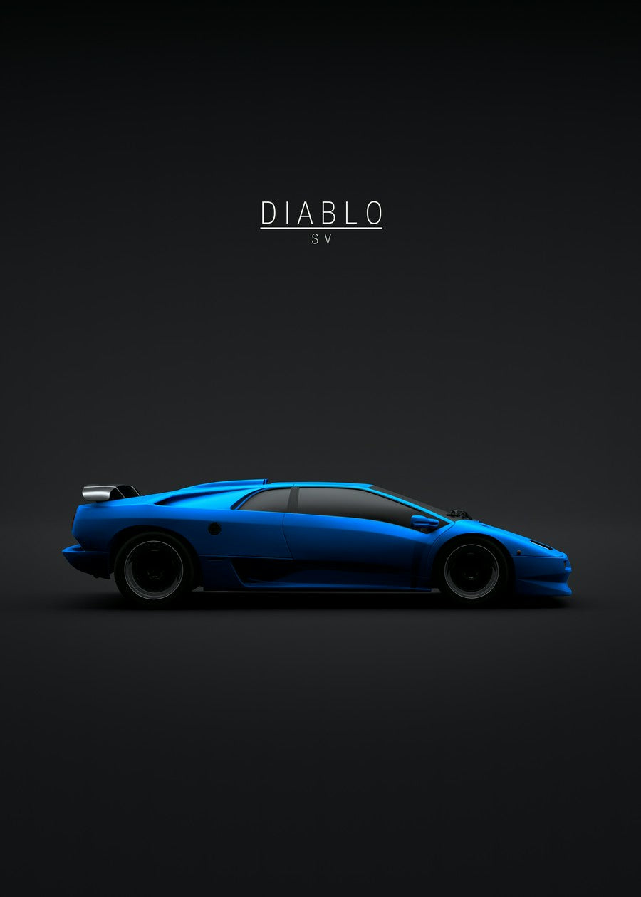 1997 Lamborghini Diablo SV Blu