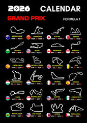 Formula 1 2026 Calendar Grand 