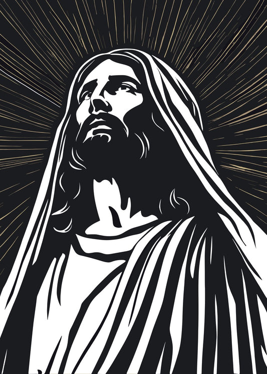 Radiant Monochrome Jesus