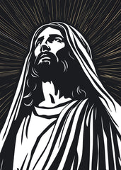 Radiant Monochrome Jesus