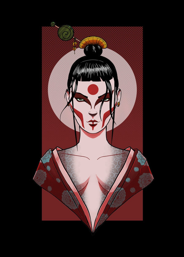 Japanese Aesthetic Geisha Girl