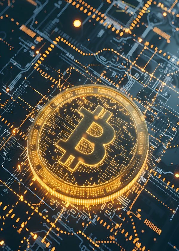 Glowing Bitcoin Circuit