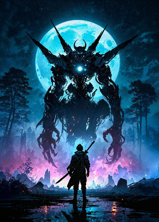 Fantasy Anime Mech Warrior