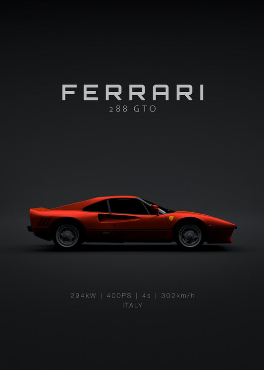 Ferrari 288 GTO 1984 - Red