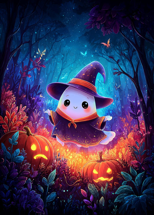 Ghost Witch in the Woods