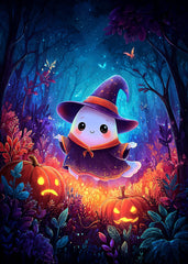 Ghost Witch in the Woods