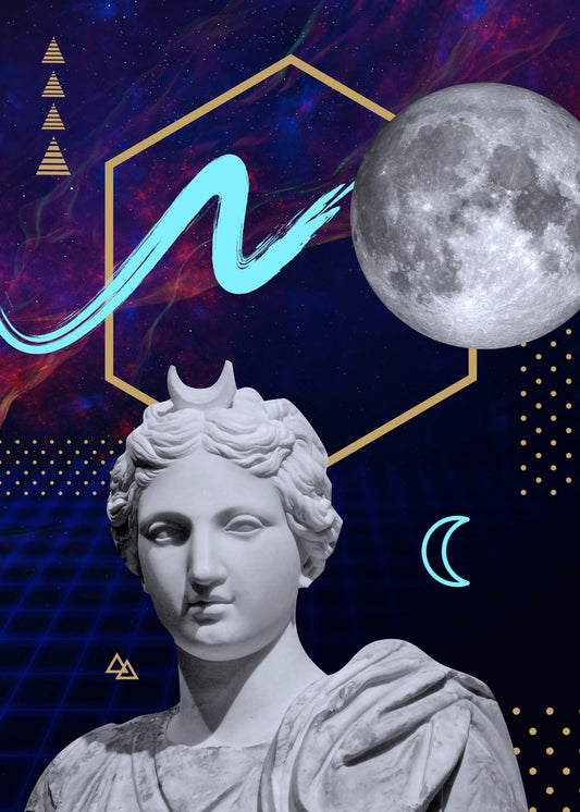 Moon/Luna - Synthwave Gods