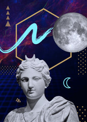 Moon/Luna - Synthwave Gods