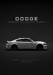 Dodge Charger SRT Hellcat Whit