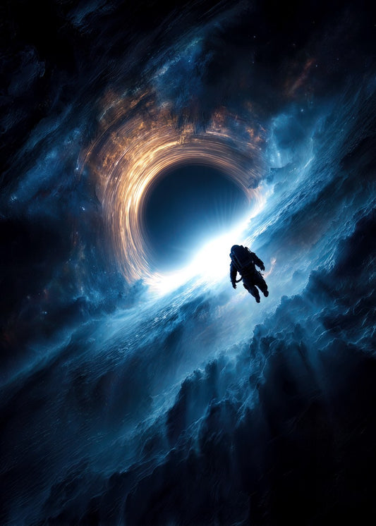 Astronaut Near Black Hole