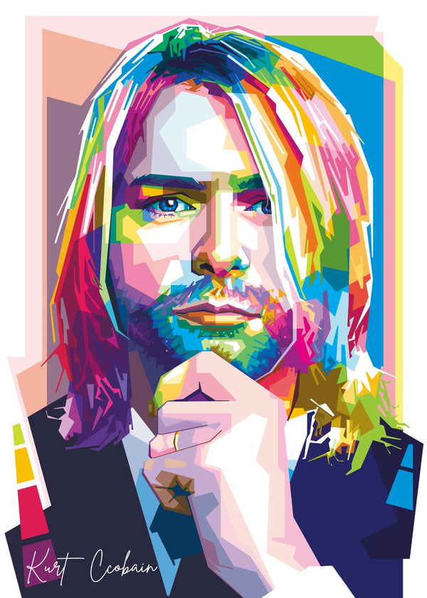 Kurt Cobain WPAP Popart