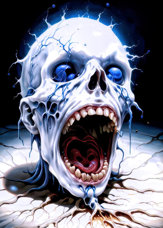 Zombie skull