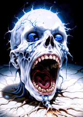 Zombie skull