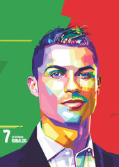 Cristiano Ronaldo WPAP Popart