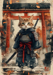 Warrior Cat in Front of a Shrine