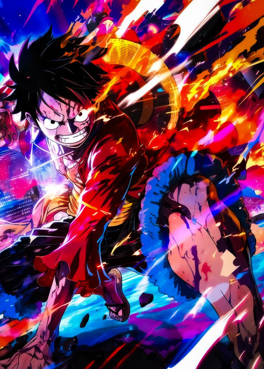 Luffy Fiery Rage Mode