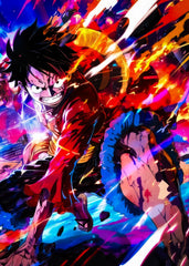 Luffy Fiery Rage Mode