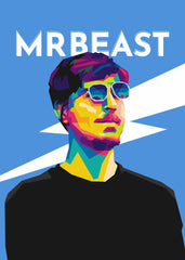mr beast pop art