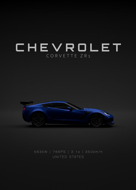 Chevrolet Corvette C7 ZR1 - Bl