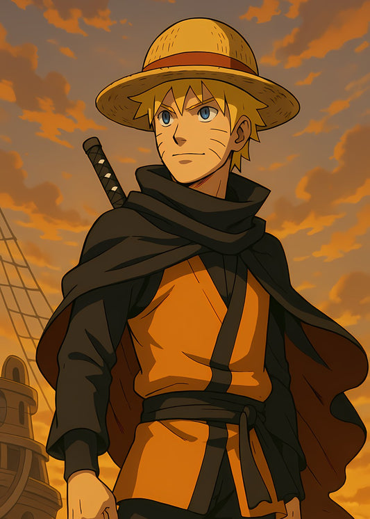 Captain Naruto Straw Hat Crossover