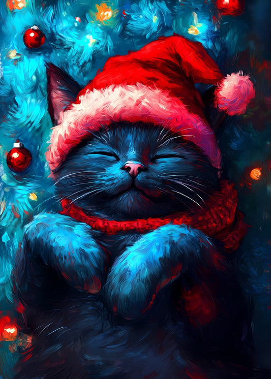Christmas Festive Feline Dreams