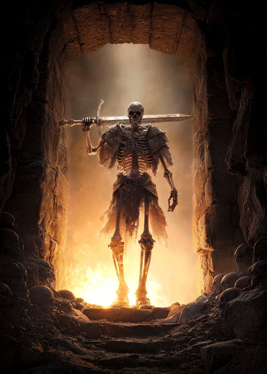 Skeleton Warrior Approaches
