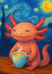 Axolotl Coffee Starry Night