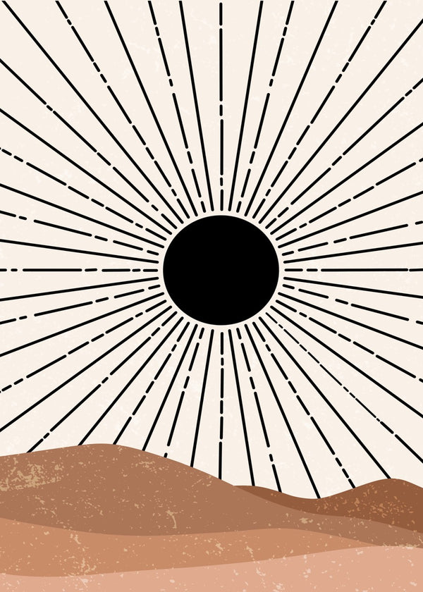 Radiant Desert Eclipse