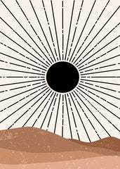 Radiant Desert Eclipse